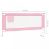 Baba biztonsági korlátok, vidaXL rózsaszín szövet biztonsági leesésgátló 200 x 25 cm