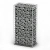 Kerítéspanelek, vidaXL gabion kosár fedéllel horganyzott drótból 100 x 50 x 30 cm