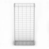 Kerítéspanelek, vidaXL gabion kosár fedéllel horganyzott drótból 100 x 50 x 30 cm