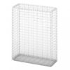 Kerítéspanelek, vidaXL gabion kosár fedéllel horganyzott drótból 100 x 80 x 30 cm