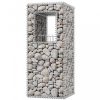 Kerítéspóznák és oszlopok, 2 db vidaXL acél gabion kosár oszlop / ágyás 50 x 50 x 120 cm