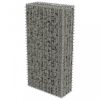 Kerítéspanelek, vidaXL horganyzott acél gabion fal fedéllel 50 x 20 x 100 cm