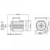 Elektromos motorok, vidaXL 2 pólusú egyfázisú alumínium villanymotor 2,2kW / 3LE 2800 f/p