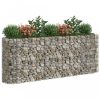 Virágcserepek és kaspók, vidaXL horganyzott vas gabion magaságyás 260x50x100 cm