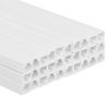 Biztonsági megszakítók, vidaXL PVC kábelcsatornák 10 x 10 mm 30 m