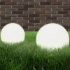 Kültéri világítás, vidaXL 4 db LED gömblámpa 30 cm PMMA