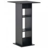 Konyha- és étkezőasztalok, 280206 vidaXL Bar Table Black 60x60x110 cm