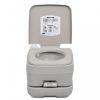 Hordozható vécék és vizeletürítési eszközök, vidaXL szürke hordozható kemping WC 10+10 L
