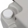 Hordozható vécék és vizeletürítési eszközök, vidaXL szürke hordozható kemping WC 20+10 L