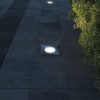 Kültéri világítás, vidaXL 3 db négyzet alakú kültéri talajba építhető lámpa