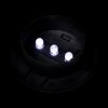 Kültéri világítás, Külső Napelemes Lámpa 6 db Fekete Fénnyel