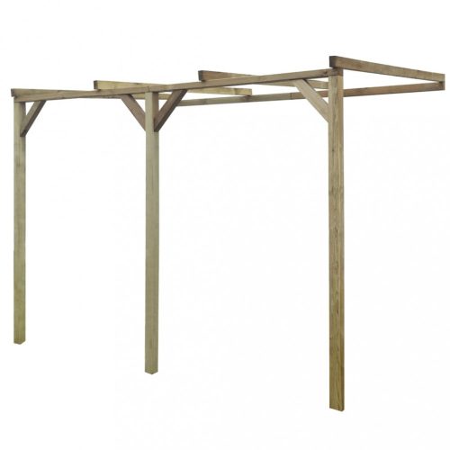 Kerti lugasok, apácarácsok, filagóriák, pergolák, vidaXL fa fali pergola 2 x 3 x 2,2 m