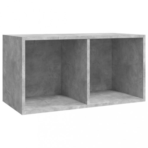 Médiatárolók és szekrények, 800121 vidaXL Vinyl Storage Box Concrete Grey 71x34x36 cm Chipboard