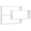 Fali polcok és párkányok, 800330 vidaXL Wall Shelves High Gloss White 104x20x58,5 cm Chipboard