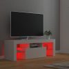 Nappali bútorok, vidaXL fehér TV-szekrény LED-lámpákkal 120 x 35 x 40 cm