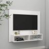 Nappali bútorok, vidaXL magasfényű fehér fali forgácslap TV-szekrény 102 x 23,5 x 90 cm