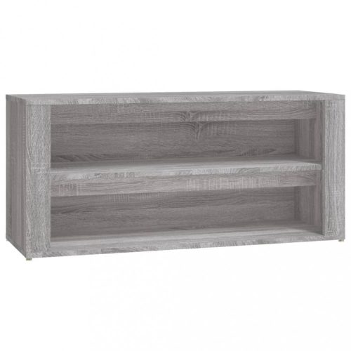 Cipőpolcok és -állványok, vidaXL szürke sonoma színű szerelt fa cipőtartó 100x35x45 cm