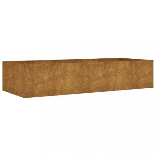 Virágcserepek és kaspók, vidaXL corten acél kerti magaságyás 200x80x40 cm