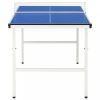 Ping-pong asztalok, vidaXL kék pingpongasztal hálóval 152 x 76 x 66 cm