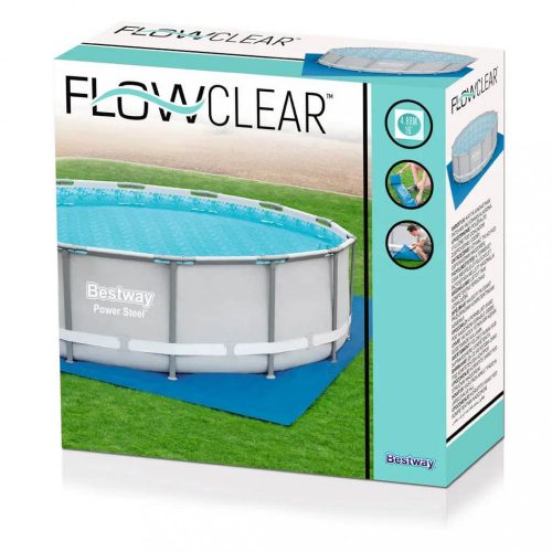 Medence és fürdő védőtakarók, Bestway 'Flowclear' medencealátét 488 x 488 cm